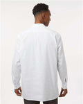 Dickies L535 Men's Industrial Long Sleeve Work Shirt - White - model back