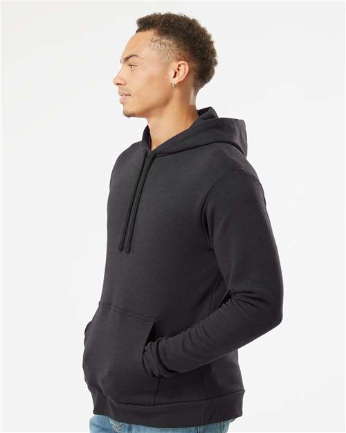 Next Level 9302 Unisex Malibu Hoodie Sweatshirt - Heather Black - model side
