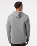 Next Level 9302 Unisex Malibu Hoodie Sweatshirt - Heather Grey - model back