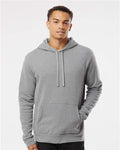 Next Level 9302 Unisex Malibu Hoodie Sweatshirt - Heather Grey - model front