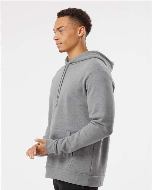 Next Level 9302 Unisex Malibu Hoodie Sweatshirt - Heather Grey - model side