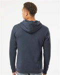Next Level 9302 Unisex Malibu Hoodie Sweatshirt - Heather Midnight Navy - model back