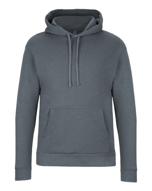 Next Level 9302 Unisex Malibu Hoodie Sweatshirt - Heather Slate Blue - front