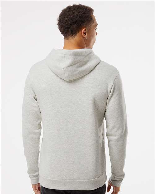Next Level 9302 Unisex Malibu Hoodie Sweatshirt - Oatmeal - model back
