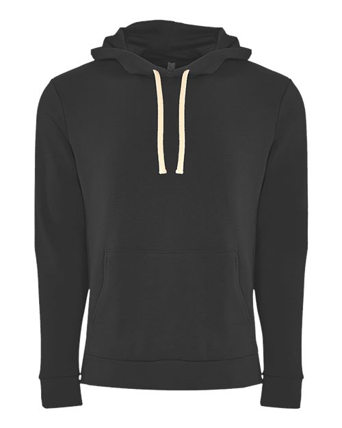 Next Level 9303 Unisex Santa Barbara Hoodie Sweatshirt - Graphite Black - front