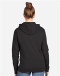 Next Level 9303 Unisex Santa Barbara Hoodie Sweatshirt - Graphite Black - model back