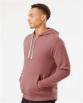 Next Level 9303 Unisex Santa Barbara Hoodie Sweatshirt - Mauve - model side