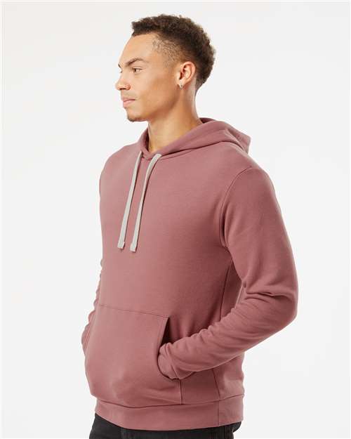 Next Level 9303 Unisex Santa Barbara Hoodie Sweatshirt - Mauve - model side