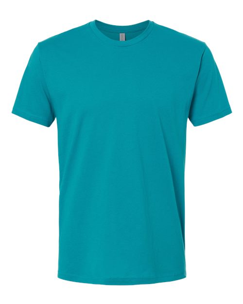 Next Level 3600 Unisex Cotton T-Shirt - Teal - flat front