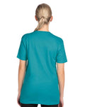 Next Level 3600 Unisex Cotton T-Shirt - Teal - model back