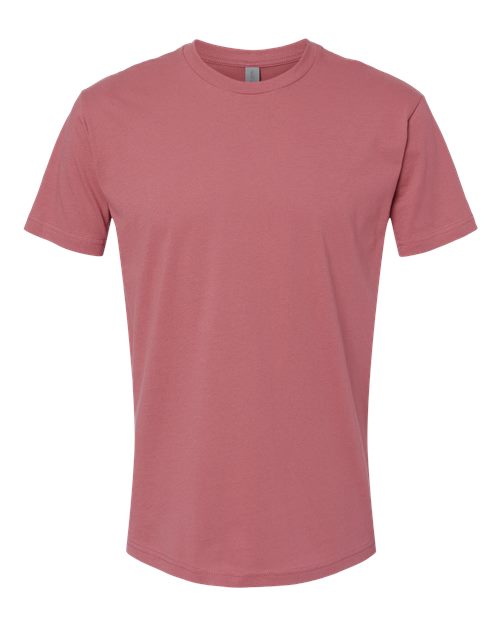 Next Level 3600 Unisex Cotton T-Shirt - Mauve - flat front
