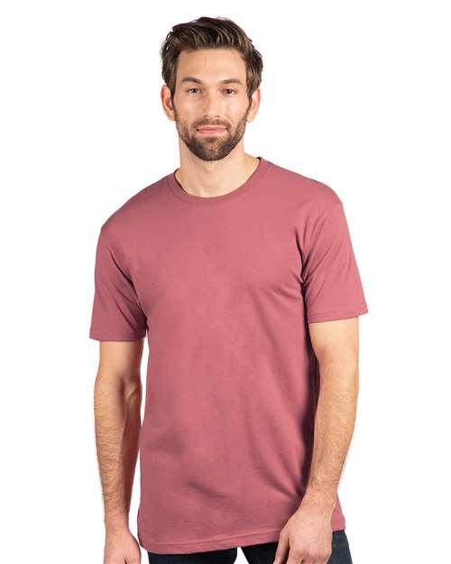 Next Level 3600 Unisex Cotton T-Shirt - Mauve - model front