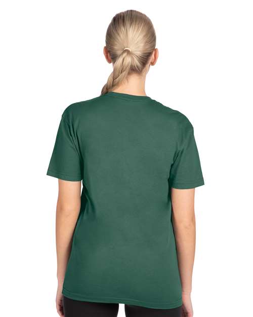 Next Level 3600 Unisex Cotton T-Shirt - Royal Pine - model back