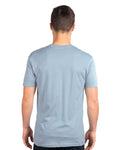 Next Level 3600 Unisex Cotton T-Shirt - Stonewash Denim - model back