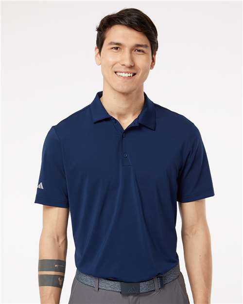 Adidas A514 Men's Ultimate365 Solid Polo - Team Navy Blue - model front
