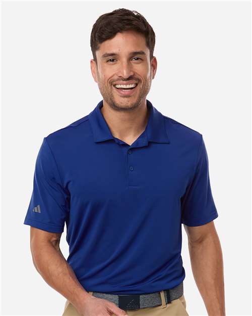 Adidas A514 Men's Ultimate365 Solid Polo - Team Royal Blue - model front