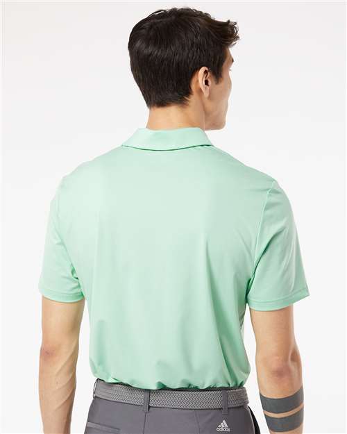 Adidas A514 Men's Ultimate365 Solid Polo - Clear Mint - model back
