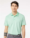 Adidas A514 Men's Ultimate365 Solid Polo - Clear Mint - model front