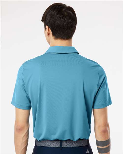 Adidas A514 Men's Ultimate365 Solid Polo - Hazy Blue - model back