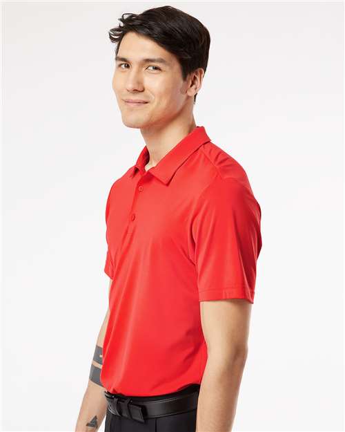 Adidas A514 Men's Ultimate365 Solid Polo - Real Coral - model side