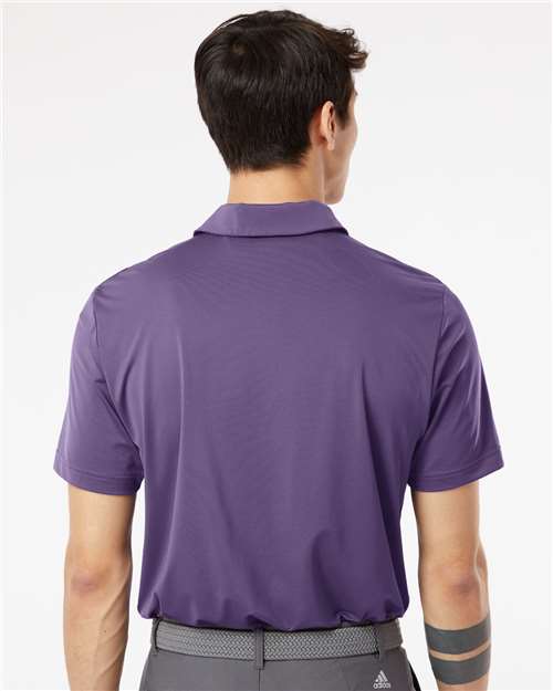 Adidas A514 Men's Ultimate365 Solid Polo - Tech Purple - model back