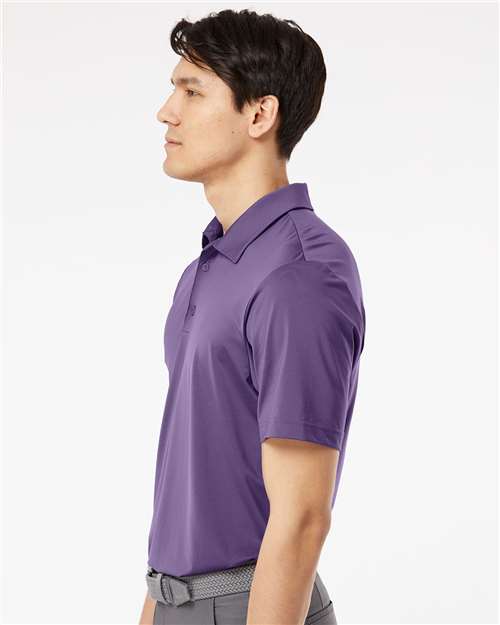Adidas A514 Men's Ultimate365 Solid Polo - Tech Purple - model side