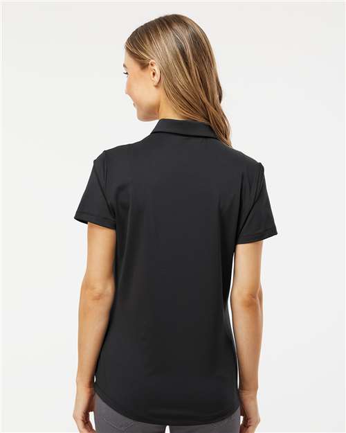 Adidas A515 Women's Ultimate365 Solid Polo - Black - model back