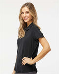 Adidas A515 Women's Ultimate365 Solid Polo - Black - model side