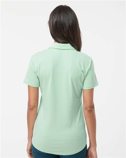 Adidas A515 Women's Ultimate365 Solid Polo - Clear Mint - model back