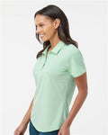Adidas A515 Women's Ultimate365 Solid Polo - Clear Mint - model side