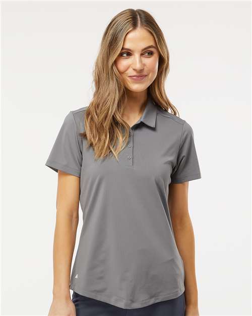 Adidas A515 Women's Ultimate365 Solid Polo - Grey Three - model front