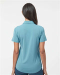 Adidas A515 Women's Ultimate365 Solid Polo - Hazy Blue - model back