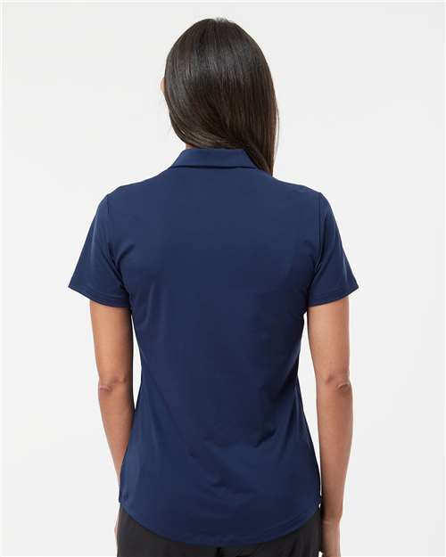 Adidas A515 Women's Ultimate365 Solid Polo - Team Navy Blue - model back