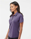 Adidas A515 Women's Ultimate365 Solid Polo - Tech Purple - model side