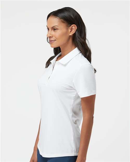 Adidas A515 Women's Ultimate365 Solid Polo - White - model side
