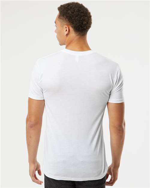 Next Level 6010 Triblend T-Shirt - White - model back