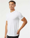 Next Level 6010 Triblend T-Shirt - White - model side