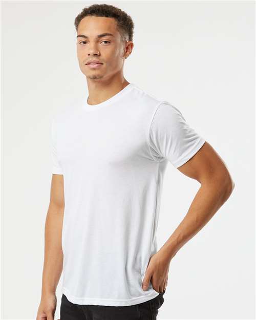 Next Level 6010 Triblend T-Shirt - White - model side