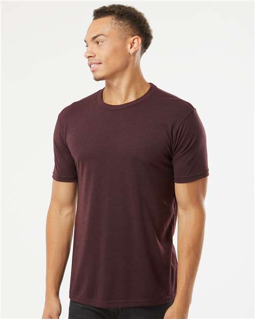 Next Level 6010 Triblend T-Shirt - Cardinal Black - model front