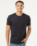 Next Level 6010 Triblend T-Shirt - Graphite Black - model front