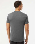 Next Level 6010 Triblend T-Shirt - Vintage Heavy Metal - model back