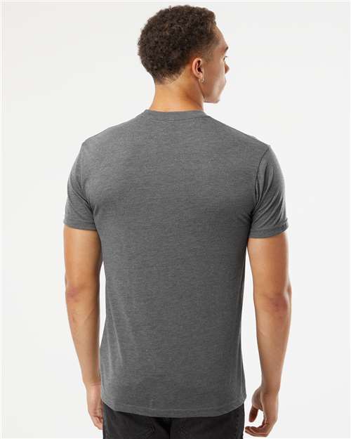 Next Level 6010 Triblend T-Shirt - Vintage Heavy Metal - model back