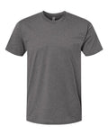 Next Level 6210 CVC T-Shirt - Heather Heavy Metal - flat front
