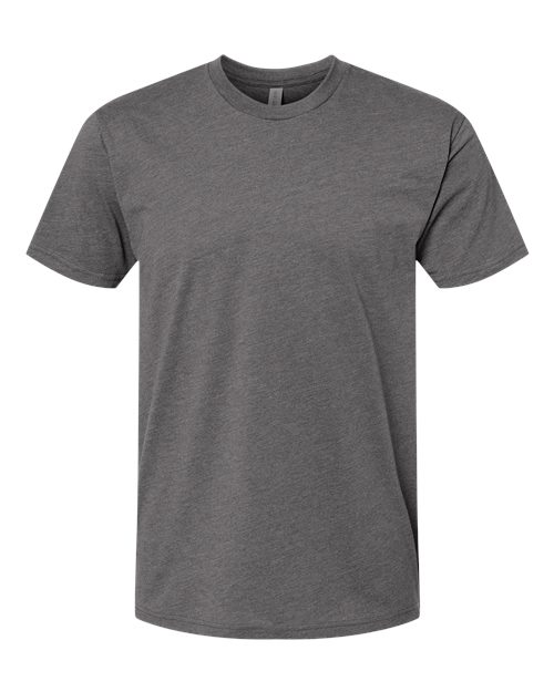 Next Level 6210 CVC T-Shirt - Heather Heavy Metal - flat front