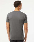Next Level 6210 CVC T-Shirt - Heather Heavy Metal - model back