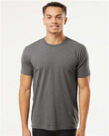 Next Level 6210 CVC T-Shirt - Heather Heavy Metal - model front