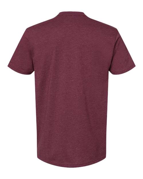 Next Level 6210 CVC T-Shirt - Heather Maroon - back