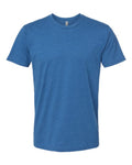 Next Level 6210 CVC T-Shirt - Heather Cool Blue - flat front