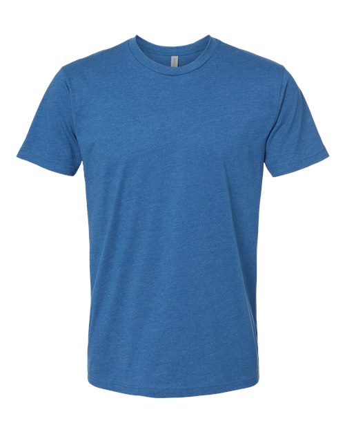 Next Level 6210 CVC T-Shirt - Heather Cool Blue - flat front