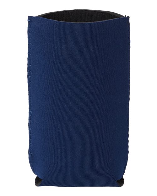 Liberty Bags FT007SC 12 oz. Neoprene Slim Can and Bottle Holder - Navy - back